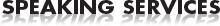 Speaking Services